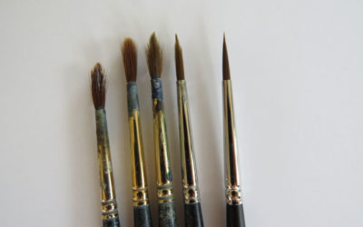 Wearing the points off my brushes